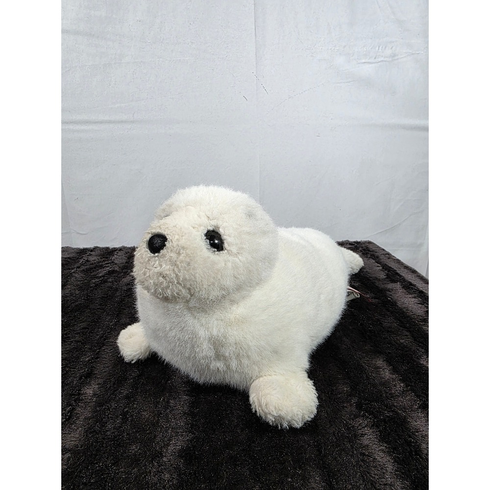 Douglas Snowy Harp Seal Pup White Plush Stuffed Animal 12 Inch 273 Marine Life
